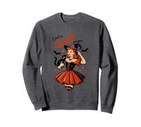 Je t'ai ensorcelé Halloween en Tant Que Chat Sorcier Sweatshirt