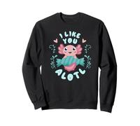 Je t'aime ALOTL Cute Axolotl Axolotls Meme Sweatshirt