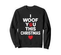 Je t'aime ce Noël, Un Chien drôle, Adore Noël Sweatshirt