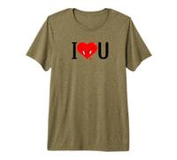Je t'aime cœur saignant Souriant avec des Crocs T-Shirt Haut de Gamme