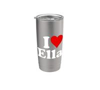 JE T'AIME DE TOUT CŒUR ELLA Gobelet isotherme en acier inoxydable double paroi