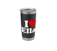 JE T'AIME DE TOUT CŒUR ELLA Gobelet isotherme en acier inoxydable double paroi