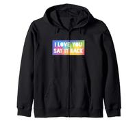 Je t'aime, dis-Le en Retour Sweat à Capuche