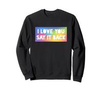 Je t'aime, dis-Le en Retour Sweatshirt