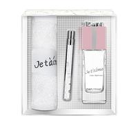 JE T'AIME Eau Suprême Coffret Cadeau pour Femme Eau de Parfum 100 ml + Vapo de Sac 12 ml + Serviette Éponge Vaporisateur Spray Parfum Cadeau • EVAFLORPARIS