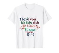 Je t'aime - en Six Langues T-Shirt