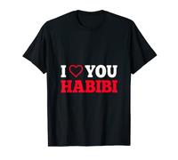 Je t'aime Habibi ma chérie, ma chérie, mon amour T-Shirt