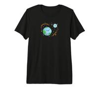 Je t'aime jusqu'à la Lune et Vice-Versa T-Shirt Haut de Gamme
