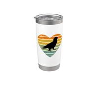 Je t'aime les perroquets gris perroquet fan Amazone perroquet Gobelet isotherme en acier inoxydable double paroi