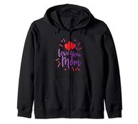 Je t'aime maman avec tout mon cœur Sweat à Capuche
