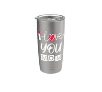 Je t'aime Maman Mere Gobelet isotherme en acier inoxydable double paroi
