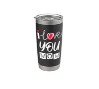 Je t'aime Maman Mere Gobelet isotherme en acier inoxydable double paroi