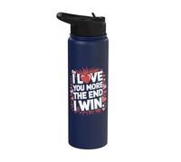 Je t'aime - Petite amie drôle Stainless Steel Insulated Water Bottle