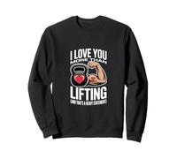 Je t'aime Plus Que de soulever des Objets - Heavy Statement Sweatshirt