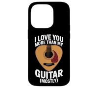 Je t'aime Plus Que ma Guitare, Surtout Coque pour iPhone 14 Pro