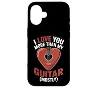 Je t'aime Plus Que ma Guitare, Surtout Coque pour iPhone 16