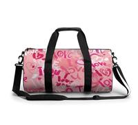 Je t'aime Sac De Sport Gym Sac De Voyage Sac Week-End Duffel Bag pour Camping Randonnée Voyage 45x23x23cm