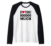 Je t'aime si Beaucoup Manche Raglan