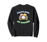 Je t'aime Tellement Mochi, Je t'aime très Mochi Mochi Pun Sweatshirt