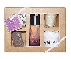 JE T'AIME Tendrement • Coffret à thème : SPA TIME • Eau de Parfum 100 ml • Vaporisateur • Spray • Parfum Femme • Cadeau • EVAFLORPARIS