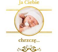 Je te baptise Souvenir de baptême (blanc)