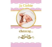 Je te baptise Souvenir de baptême (rose)