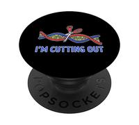 Je te coupe Crispr Gene Editing Science Student Cas9 PopSockets PopGrip Interchangeable