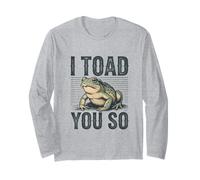 Je Te Crapaud Une Grenouille si drôle Manche Longue