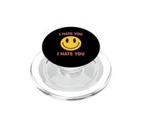 Je Te déteste Smile Face PopSockets PopGrip pour MagSafe