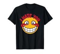 Je Te déteste Smile Face T-Shirt