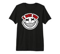 Je Te déteste Smile Face T-Shirt Haut de Gamme