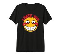 Je Te déteste Smile Face T-Shirt Haut de Gamme