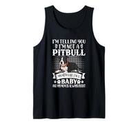 Je te dis que je ne suis pas un bébé Pitbull Débardeur