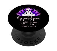 Je Te Donne ma Paix Parfaite (Jean 14:27) PopSockets PopGrip Adhésif