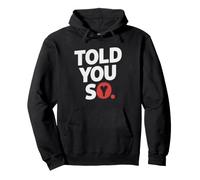 Je Te L'avais Dit Sarcastique J'avais Raison Sweat à Capuche