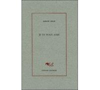 Je te nous aime - Albane Gellé - Cheyne Eds - broché - Poésie