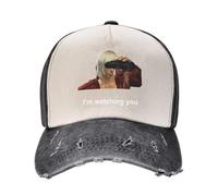 Je Te Regarde Dante avec des Jumelles drôle Casquette de Baseball Mignon Chapeau de Plage Streetwear Hommes Luxe Femmes
