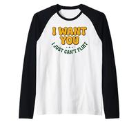 Je Te Veux, Je ne Peux Tout Simplement Pas flirter avec Le Graphique de Rencontre Groovy des années 70 Manche Raglan