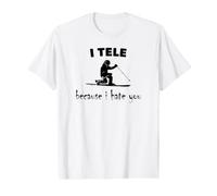 Je téléfie Parce Que Je Te déteste T-Shirt Graphique avec Valeur