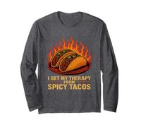 Je Tire ma thérapie de Tacos épicés Manche Longue