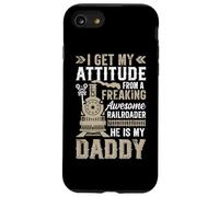 Je Tire Mon Attitude d'un cheminot Vraiment génial, il est M Coque pour iPhone SE (2020) / 7/8