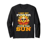 Je Tire Mon énergie du Soleil Manche Longue