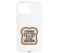 Je tolère Beaucoup, mais Pas Le Gluten, drôle, coeliaque, sans blé Coque pour iPhone 15