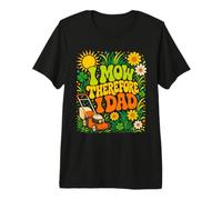 Je tonds Donc Je Papa Qui tond la pelouse T-Shirt Haut de Gamme