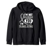 Je Traduis - Trouble De La Communication avec Conscience Sweat à Capuche