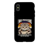 Je traitais Mon Analyse Voici Mes Notes Chat Coque pour iPhone X/XS