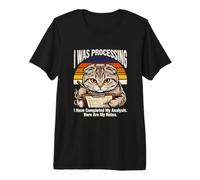 Je traitais Mon Analyse Voici Mes Notes Chat T-Shirt Haut de Gamme