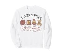 Je Transforme des Fils en Choses Chapeau en Crochet Ours en Sweatshirt