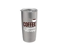 Je transforme le café en thérapie orthophonique SLP Thérapeute Meme Gobelet isotherme en acier inoxydable double paroi