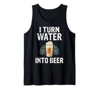 Je transforme l'eau en bière Tenue de brasseur passionné Débardeur